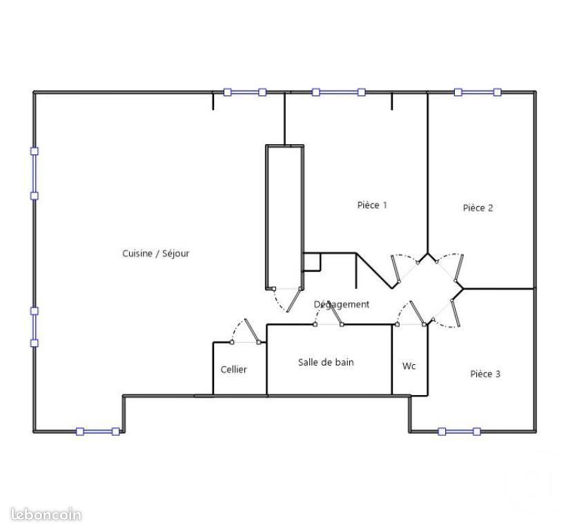 Appartement 4 pièces · 80 m², Voujeaucourt, photo 11
