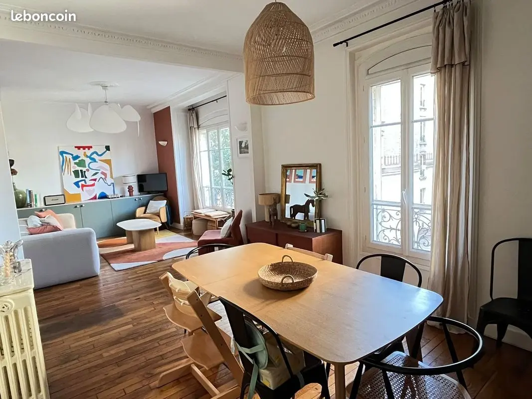 Appartement 3 pièces · 82 m², Saint-Ouen-sur-Seine