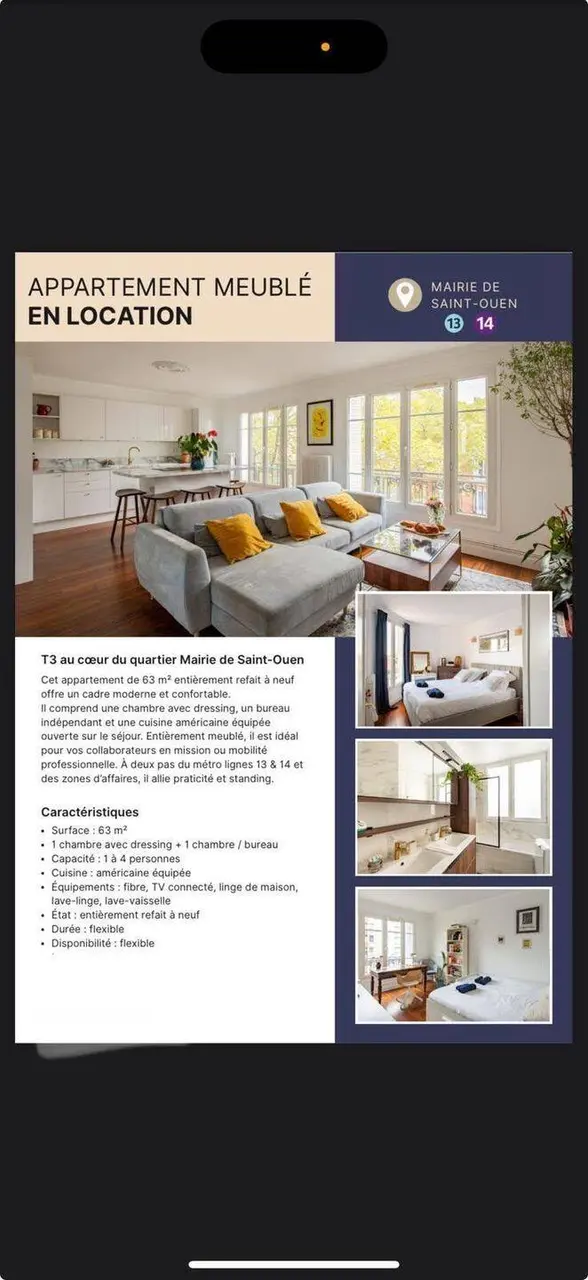 Appartement 3 pièces · 63 m², Saint-Ouen-sur-Seine · Vieux Saint Ouen, photo 7