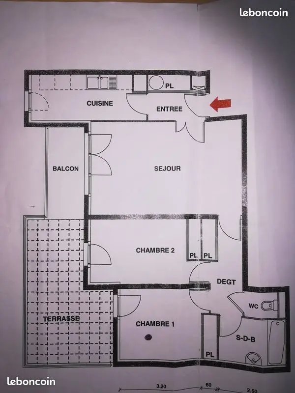 Appartement 3 pièces · 65 m², Aubervilliers, photo 2