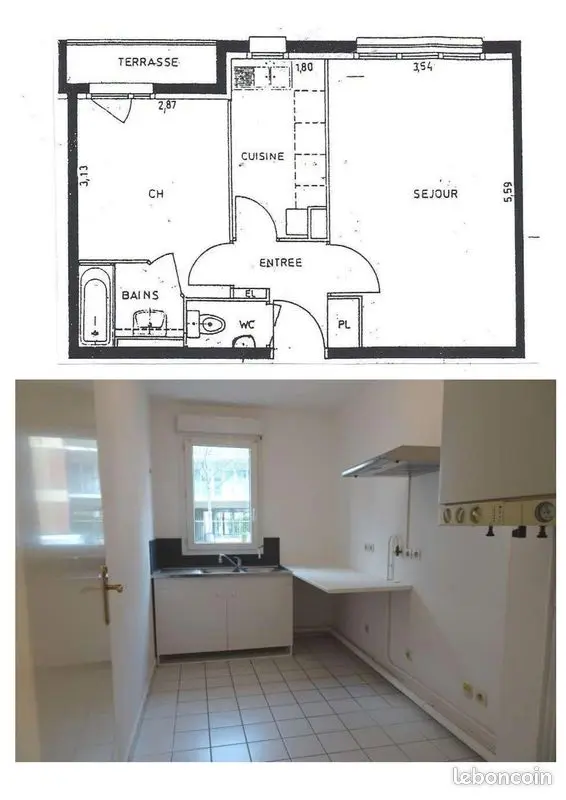 Appartement 2 pièces · 42 m², Nanterre, photo 3