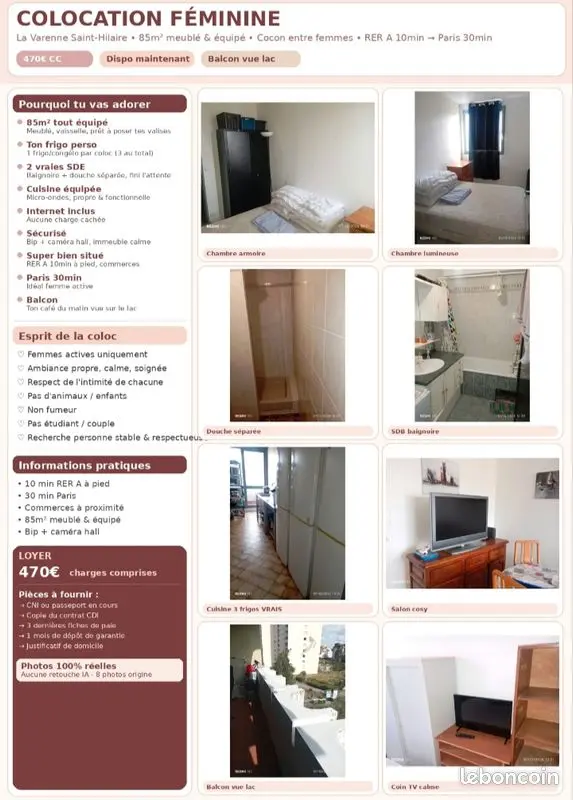 Appartement 4 pièces · 85 m², Boissy-Saint-Léger