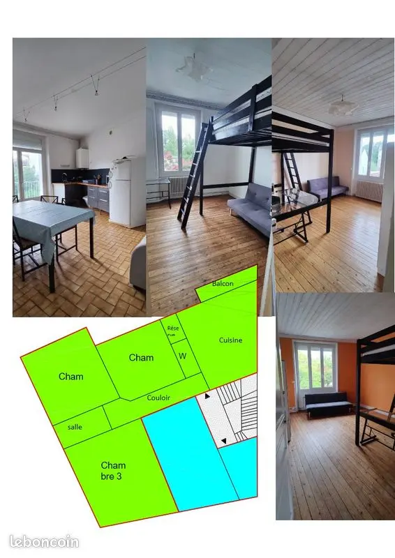 Appartement 4 pièces · 74 m², Nantes