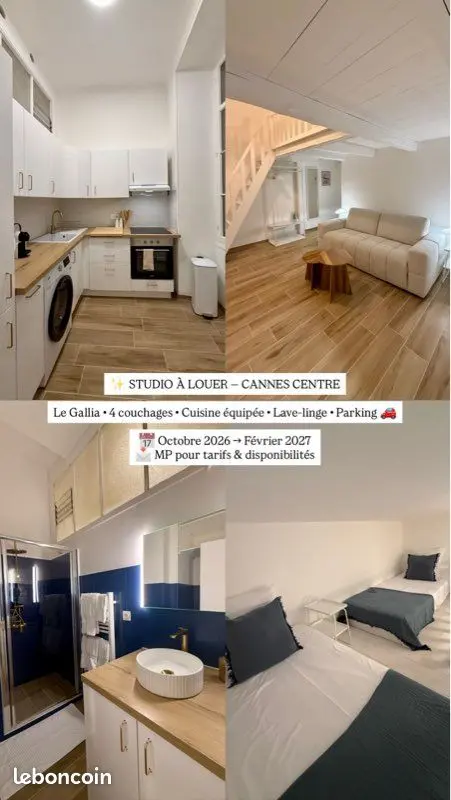 Appartement 3 pièces · 25 m², Cannes