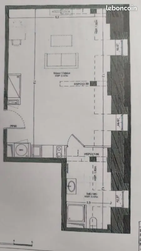 Appartement 1 pièce · 41 m², Juilly, photo 10