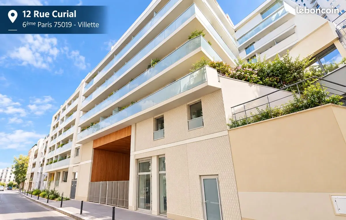 Appartement 2 pièces · 45 m², Paris 19e