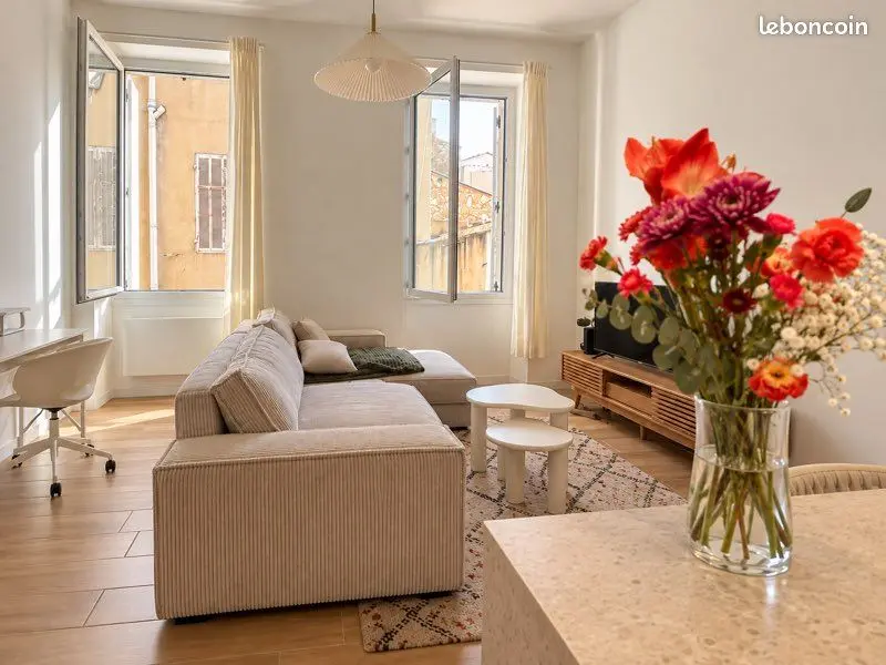 Appartement 2 pièces · 39 m², Marseille 3e