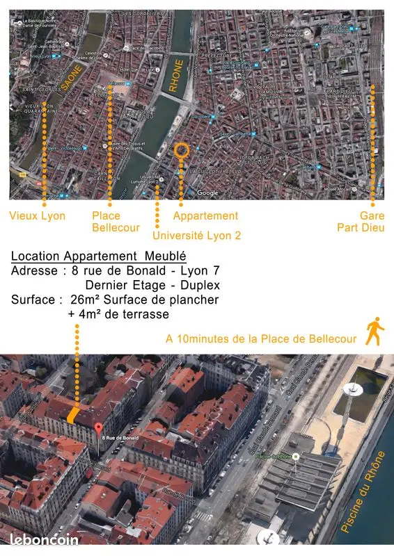 Appartement 2 pièces · 26 m², Lyon 7e, photo 3